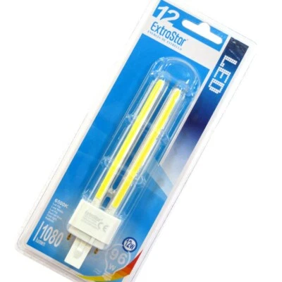 Lampadina G24 LED 12W luce fredda 1080 Lumier 6500K ExtraStar risparmio A+ - Immagine 1 di 4