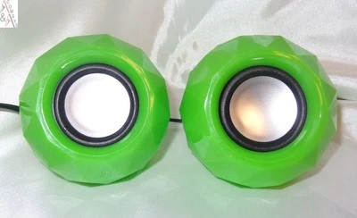 Mini altoparlanti casse PC laptop USB mini altoparlante compatto computer notebook #BG - Immagine 1 di 4