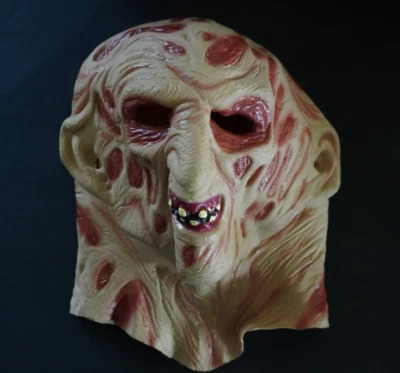 HALLOWEEN ADULT UNISEX FREDDY KRUEGER LATEX MASK - Image 1 of 2