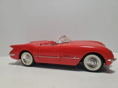 Mira Solido 1954 Chevrolet Corvette Convertible 1:18 Scale Diecast Model Car Red - Image 1 of 4