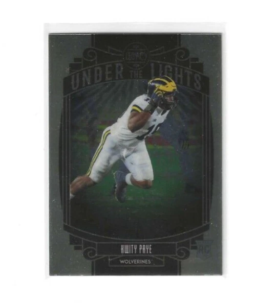 2021 Panini Legacy Under The Lights Inserts #UL-KWP Kwity Paye RC - Michigan - Image 1 of 1