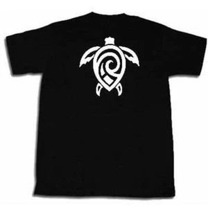 Tribal Honu T-shirt Funny Turtle Hawaii Hawaiian Tee Shirt Turtles Kamaaina - Picture 1 of 8