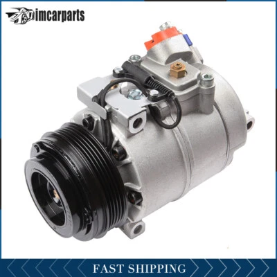 A/C AC Compressor For BMW 330Ci 330i 330xi 525i 528i 530i 540i 740i 142955C - Image 1 of 4