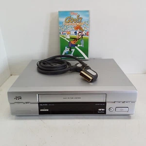 JVC HR-V205 Video-Recorder VCR TESTED VHS PAL NTSC-Playback PDC/VPS Easy Picture - Foto 1 di 12