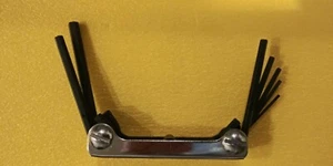 Stanley 69-218 Metric Allen Wrench Hex Tool Set Vintage Made in USA 980-13 - Picture 1 of 4