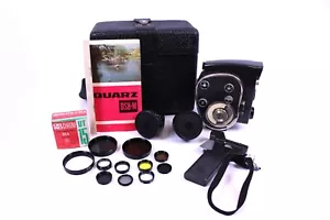 Quarz DS8-M mechanische Schmalfilmkamera 8 mm Vintage UDSSR Zubehörpaket Koffer - Bild 1 von 13