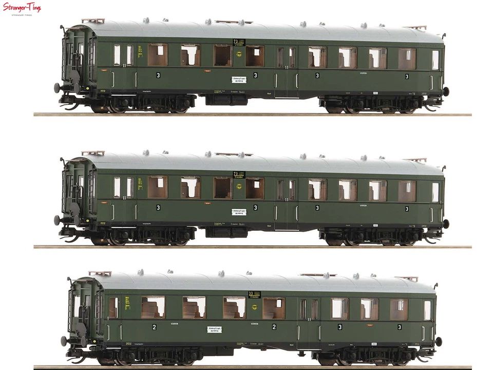 Roco DRG Altenburg Coach Set (3) II 1:120 Scale, TT Scale - Image 1 of 1
