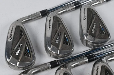 Taylormade SIM2 Max Irons / 5-PW / Stiff Flex Steel Shafts - Image 1 of 4
