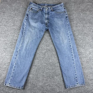 Levis 505 Herren 36x30 Blau Regular Fit Gerades Bein Medium Wash Baumwolle Stretch - Bild 1 von 11