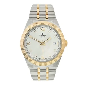 NEW 2025 Tudor Royal Gold & Steel Silver Dial 38mm Automatic Men’s Watch 28503 - Picture 1 of 11