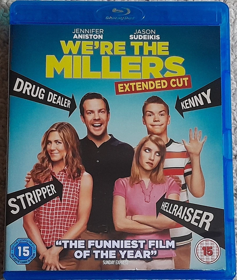 WE'RE THE MILLERS EXTENDED CUT BLU-RAY JENNIFER ANISTON JASON SUDEIKIS - Image 1 of 2