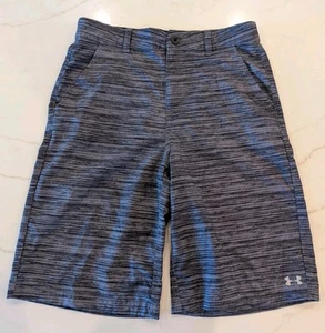 Boys Under Armour Boardshorts Black & Gray Size 18 (XXXL) - Walk, Beach Shorts - Picture 1 of 6