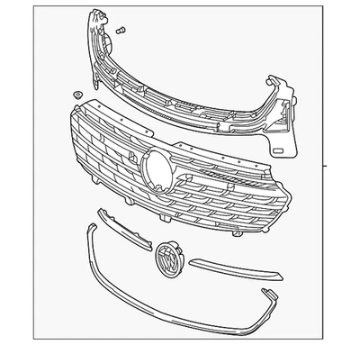Conjunto de rejilla original GM 84899914 Foto 1 de 2