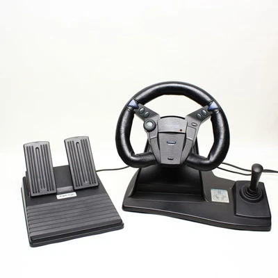 TopGear Logic3 Lenkrad für PS1/N64/Saturn TOP Zustand Retro Gaming Wheel Shifter - Bild 1 von 4