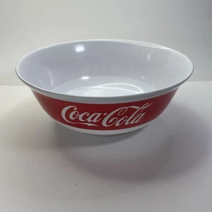 VTG Coca-Cola Coke Bowl 12" plastic rare red white serving popcorn salad bowl - Picture 1 of 6