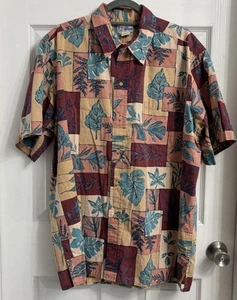 Reyn Spooner Red and Blue Casual Button Down Shirt XXL Short Sleeve - Picture 1 of 6