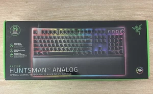 Razer Huntsman V2 Analog Black Optical Gaming Keyboard Working (Missing FN Key) - Picture 1 of 4