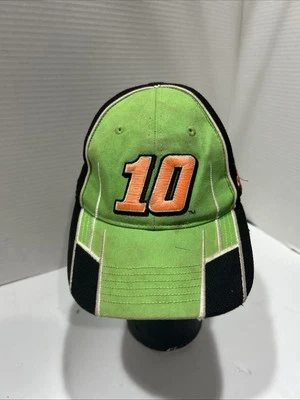 #10 Danica Patrick Green Black Cap Hat Stewart-Hass Nascar Auto Cars M/L, One Sz - Image 1 of 4
