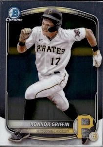 2025 Bowman #BCP-86 Konnor Griffin Chrome Prospects Pittsburgh Pirates - Picture 1 of 2