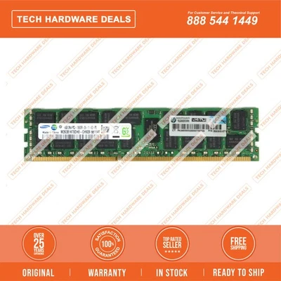 500205-071    HP 8GB (1x8GB) Dual Rank x4 PC3-10600 (DDR3-1333) Registered CAS-9 - Image 1 of 2