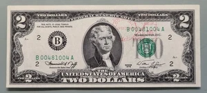 1976 Two Dollar Federal Reserve Note $2 with Postmark  First Day of Issue #96413 - Picture 1 of 2