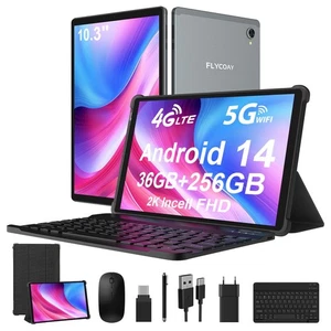 2K Tablette 104 Inch 4G LTE+5G WiFi ave 36GB RAM+256GB ROM 2TB TF Android 14 ... - Photo 1/7