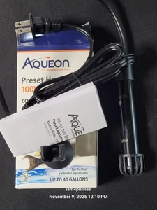 Aqueon Aquarium Fish Tank Preset Heater Up To 40 Gallons, 100 Watts - 78 degrees - Picture 1 of 8