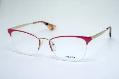 Prada VPR 65Q PDN-1O1 Pink Light Gold size 53/17/140 Made in Italy Eyeglasses - Image 1 of 4
