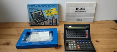 Casio BC-300 Business Calculator Data Bank Calendar Memo - Boxed - Prop/Decor - Image 1 of 4