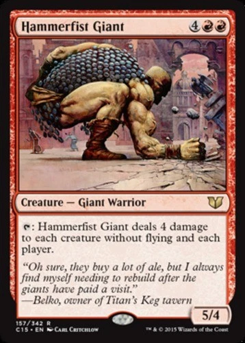 Hammerfist Giant - Commander 2015 #157/342 MTG Magic The Gathering - Image 1 of 1
