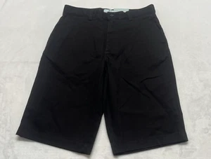 NWT Class Club Boys 16 Shorts Black Modern Fit Adjustable Waist Chino Uniform - Picture 1 of 9