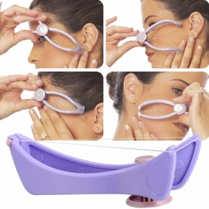 Facial Eyebrow Hair Remover Threading Epilator Defeatherer Spring Makeup Tool c - Picture 1 of 6