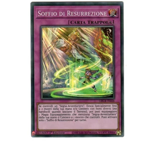 YU-GI-OH! GRCR-IT036 Soffio Di Ressurezione Super Rara 1° Edizione italia Konami - Foto 1 di 1