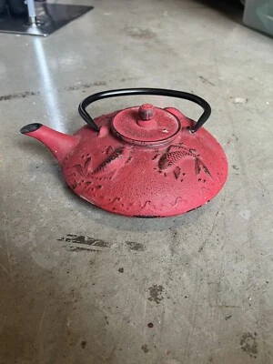 Excelsteel Cast Iron Asian Tea Pot With Stainless Tea Strainer - Image 1 of 2