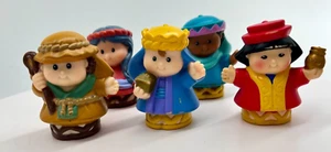 Fisher Price Little People Christmas Nativity Mary Joseph Three Wise Men Lot - Picture 1 of 4