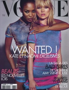 VOGUE Magazine Paris February 2008 KATE MOSS Naomi Campbell NATASHA POLY Fontana - Picture 1 of 1