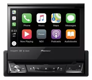 Pioneer AVH-3500NEX 1 DIN DVD/CD Player Flip Up Bluetooth Android Auto CarPlay - Picture 1 of 9