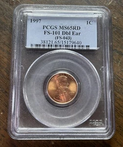 1997 MS65RD PCGS FS-101 Dbl Ear (FS-043) - Picture 1 of 4
