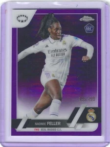 2022-23 TOPPS CROMO MUJER NAOMIE FELLER #68 PÚRPURA 96/299 REAL MADRID - Imagen 1 de 2