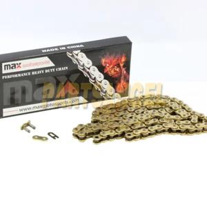 520 Gold Non O-ring Drive Chain 120 Links for motorcycle Tensile 8200 - Picture 1 of 3