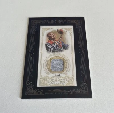 Curly Neal 2012 Allen & Ginter's Framed Mini Relics AGR-CN - Image 1 of 3