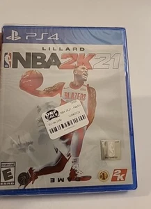 NBA 2K21 Sony Playstation 4 PS4 Lillard NEW (disc Loose) 1-4 Player FAST SHIP! - Picture 1 of 5