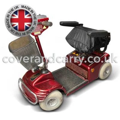 COVERANDCARRY Funda de asiento para scooter de movilidad 100 % impermeable hecha en el Reino Unido - CC-1-102