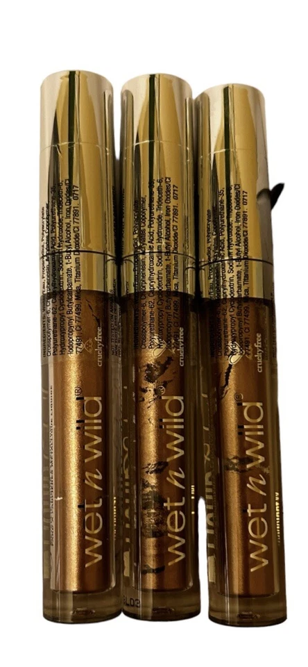 Wet N Wild Catsuit Shimmer Liquid Eye Shadow 576B Fairytale Ending 3 Piec