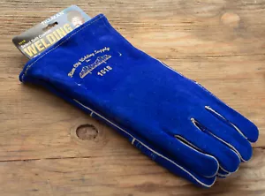 Guanti da saldatura Tillman 1018 blu Select in pelle bovina spaccata grandi - Foto 1 di 1