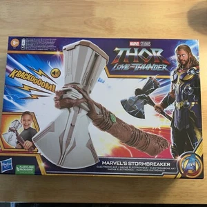 3x Marvel Studios Thor Love and Thunder Marvel’s Stormbreaker Electronic Axe Toy - Picture 1 of 2