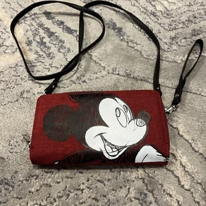 Disney Parks Mickey Mouse Wristlet Wallet Convertible Crossbody Bag 2020 B - Bild 1 von 9