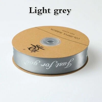 2.5mm Polyester Ribbon Just for You Printed Gifts Wrapping Christmas Decor Multi - Image 1 of 4