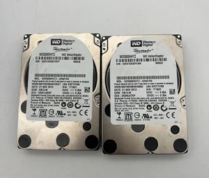 2 X WD 500GB WD VelociRaptor 2.5" SATA Hard Drive WD5000HHTZ (WIPED) 100% Health - Picture 1 of 2