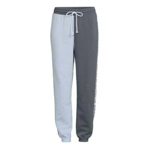 No Boundaries Blue & Gray BLESSED Colorblock Jogger Drawstring Sweatpant XXXL 21 - Picture 1 of 5